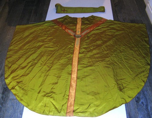 3437 chasuble étole prêtre - chasuble,